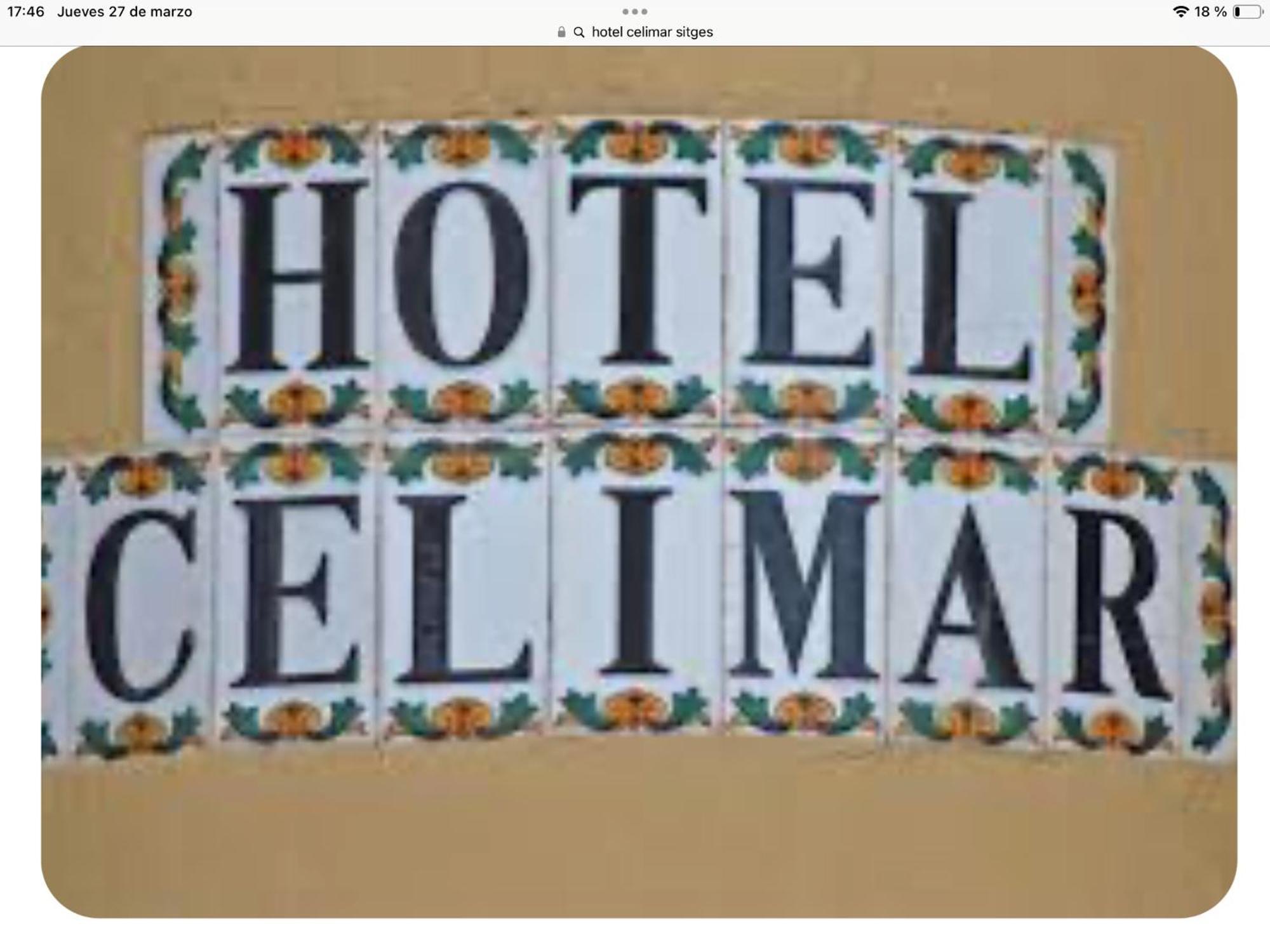 Hotel Celimar Sitges Exterior foto